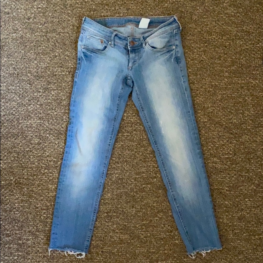 Super skinny ankle grazer denim